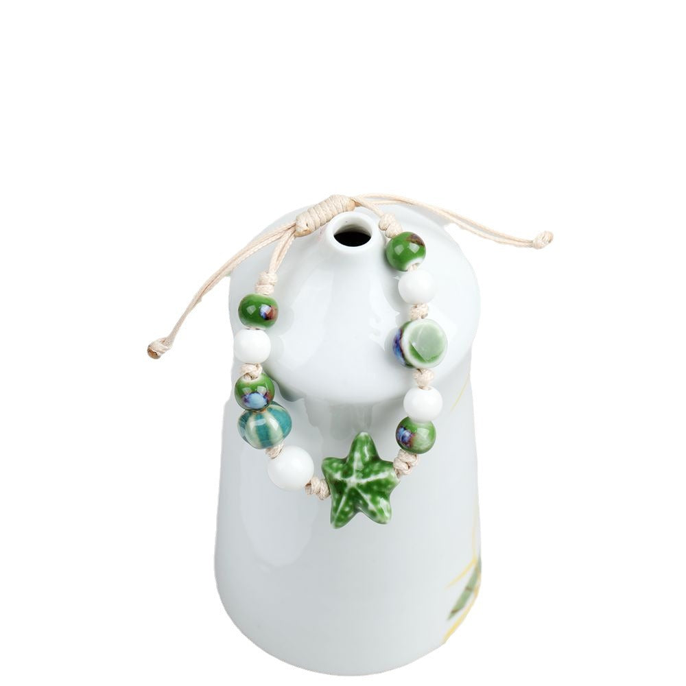 Women's & Men's Chinese Holiday Gift Ceramic Simple Personality Bracelet