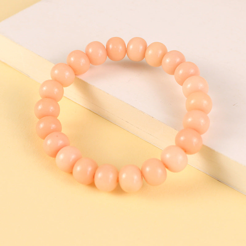 Bodhi Candy Color Single Circle Pliable Temperament High Throw Three Bracelets