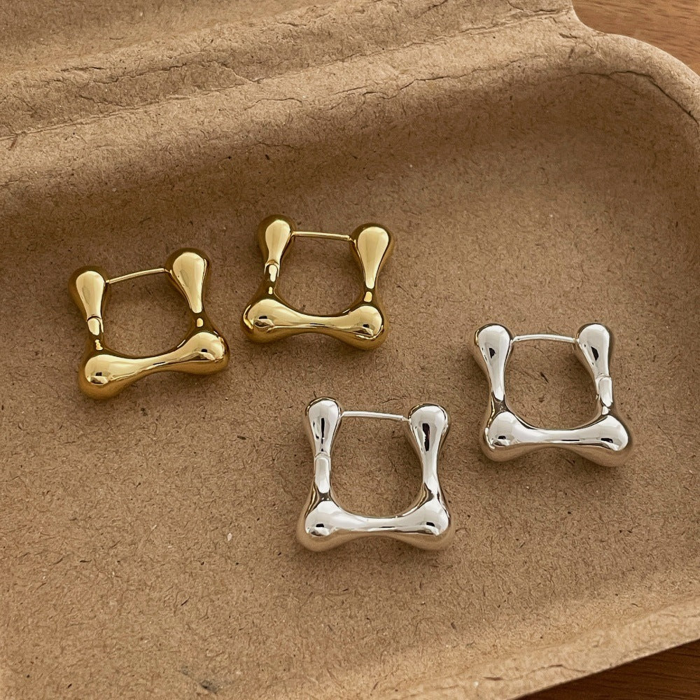 Design Square Metal Everyday Joker High-grade Rings