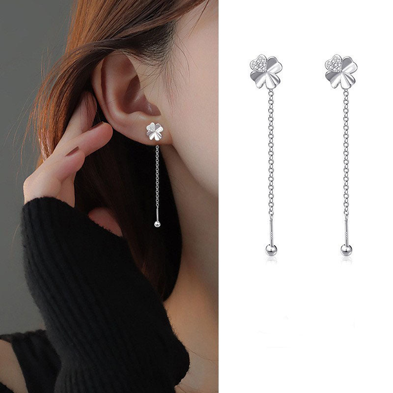 Women's Clover Lines Light Luxury High-grade Fresh Sweet Ear Line