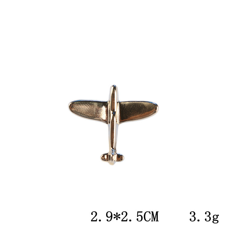 Men's Engine Brooch Shirt Collar Corner Pin Brooches