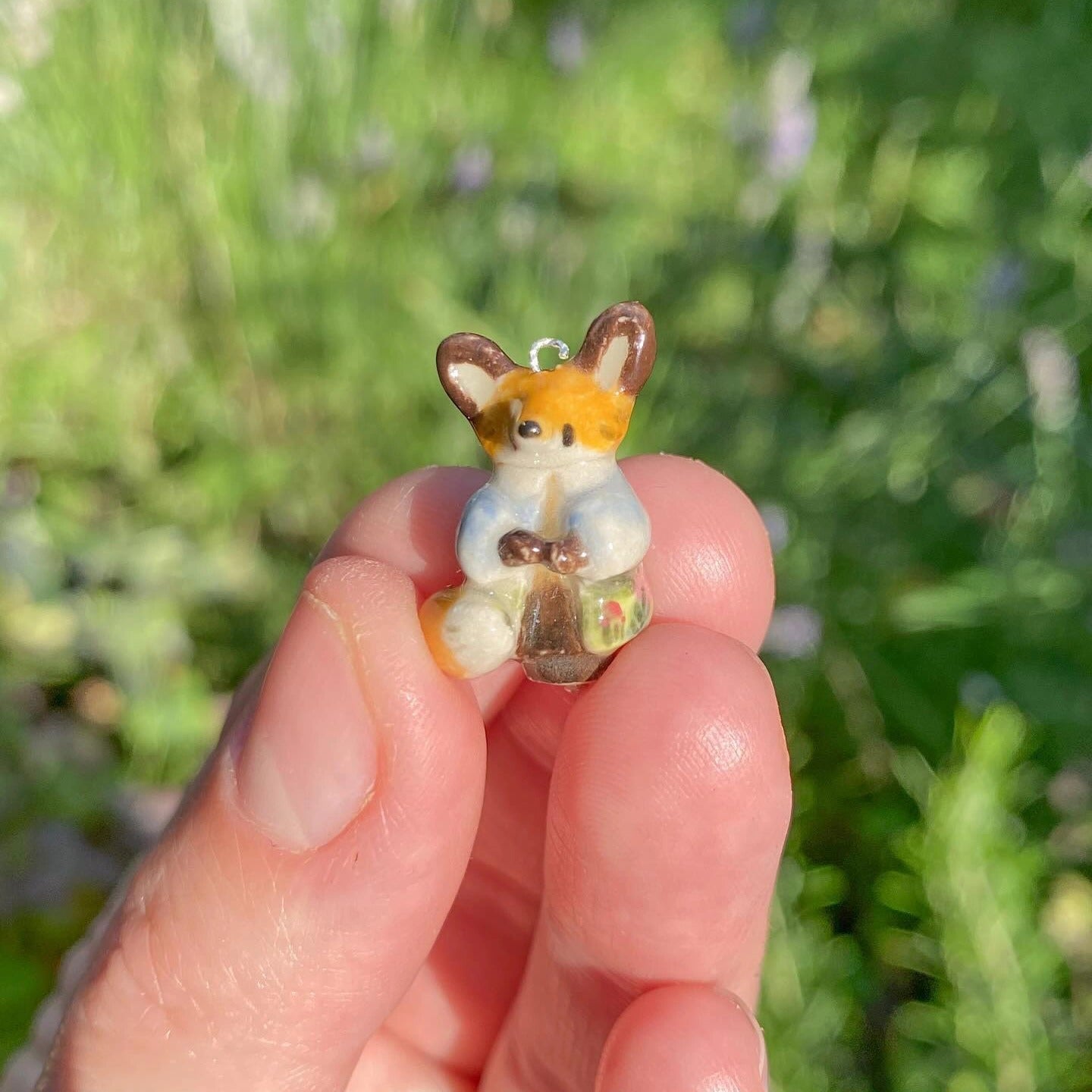 Series Fox Mouse Furnace Vacuum Electroplating Gold Pendants