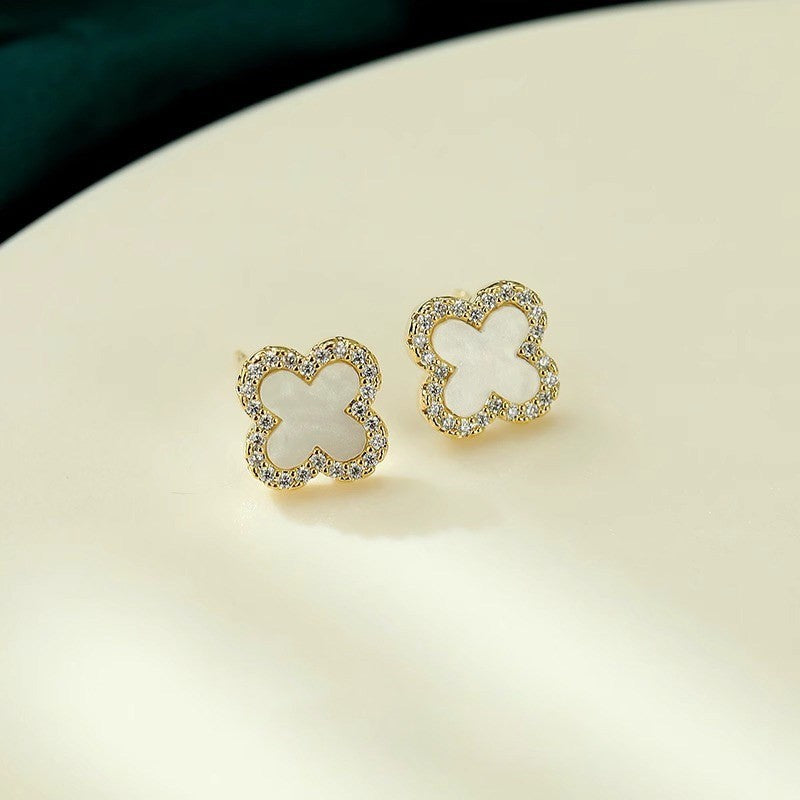 Women's Zircon Tassel Light Luxury High Sense Stud Earrings
