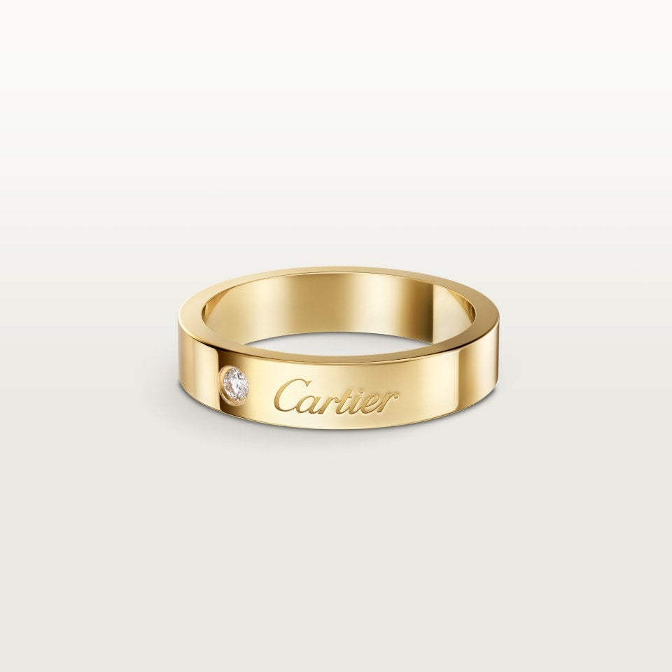 Home High Version Sier Signature Square Round Engagement Wedding Couple Ring