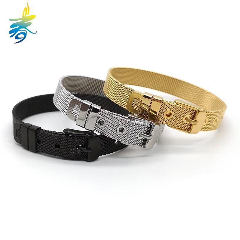 Fashion Simple Gold-plated Stainless Steel Milan Style Bracelets