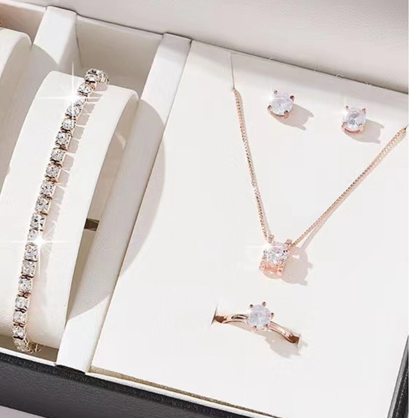 Glamorous Graceful Stylish Simple Versatile Watch Jewelry Set
