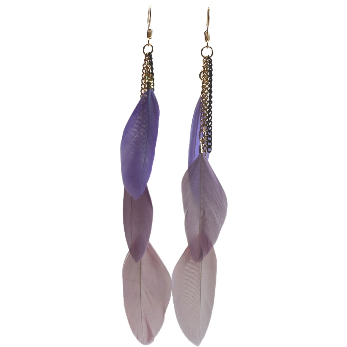 Classy Casual Cool Ethnic Style Feather Earrings