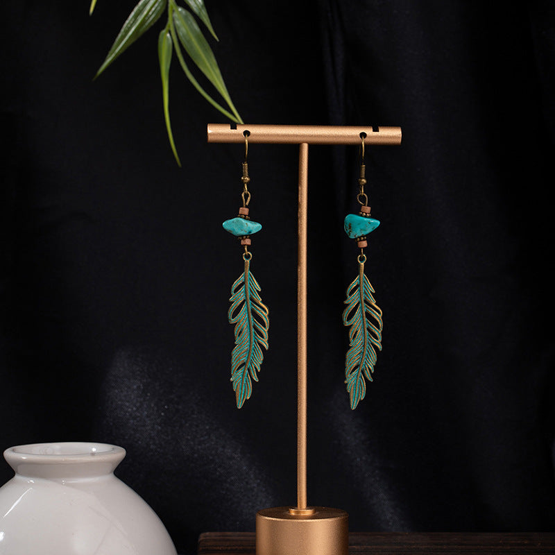 Tassel Female Geometric Hollow Unique Personalized Earrings