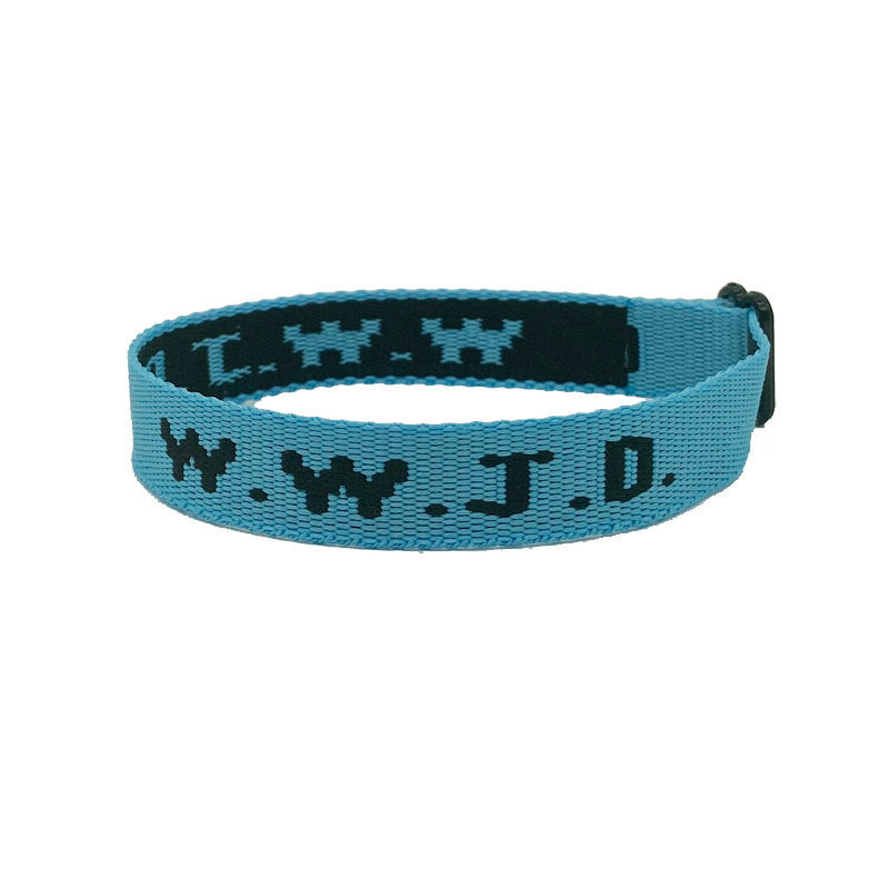 Jacquard Printing Wristband Unisex Wrist Strap For Bracelets