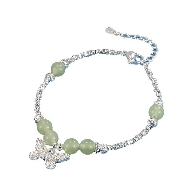 Of Sier Butterfly Design Retro Chinese High Bracelets