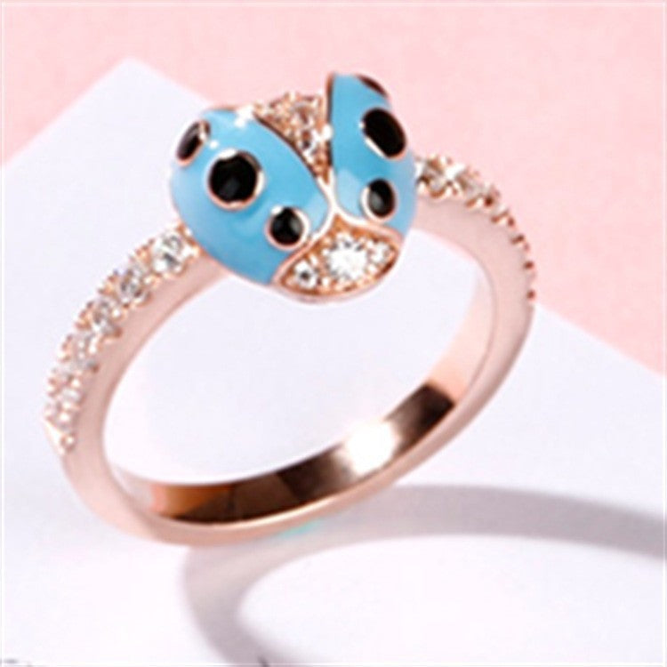 Holding Zircon Bamboo Open Niche Design Rings