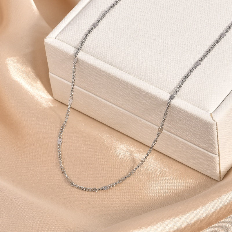 Chain Personality Female Titanium Steel Direct Necklace