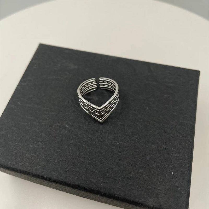 Stainless Steel Personality Advanced Opening Adjustable Rings