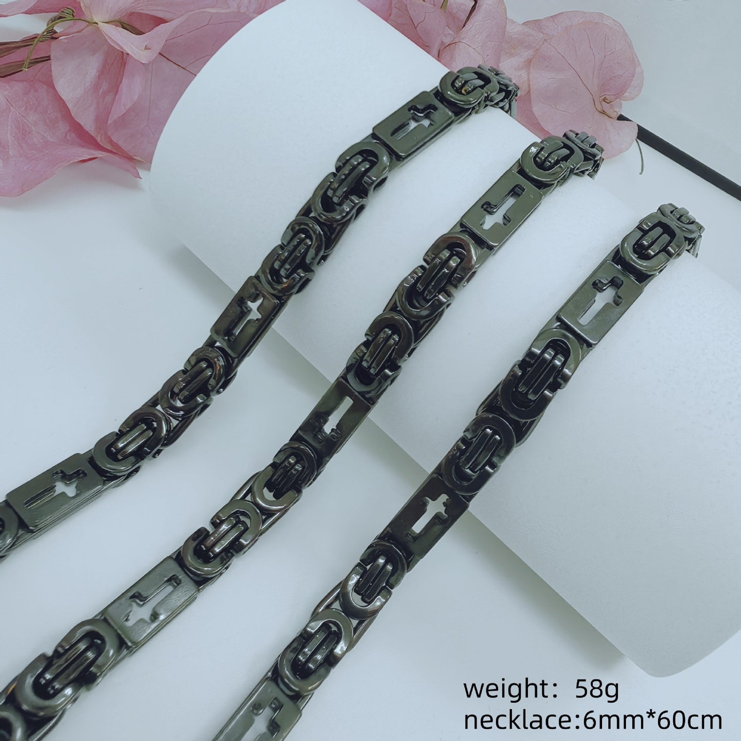 Fashion Trendy Unique Man's Stainless Steel Necklace
