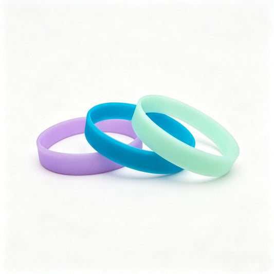 Adult Solid Color Luminous Wristband Silicone Bracelets