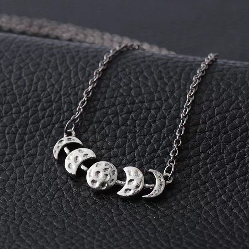 Punk Star Bone Saturn Halo Hipster With Personality Necklace