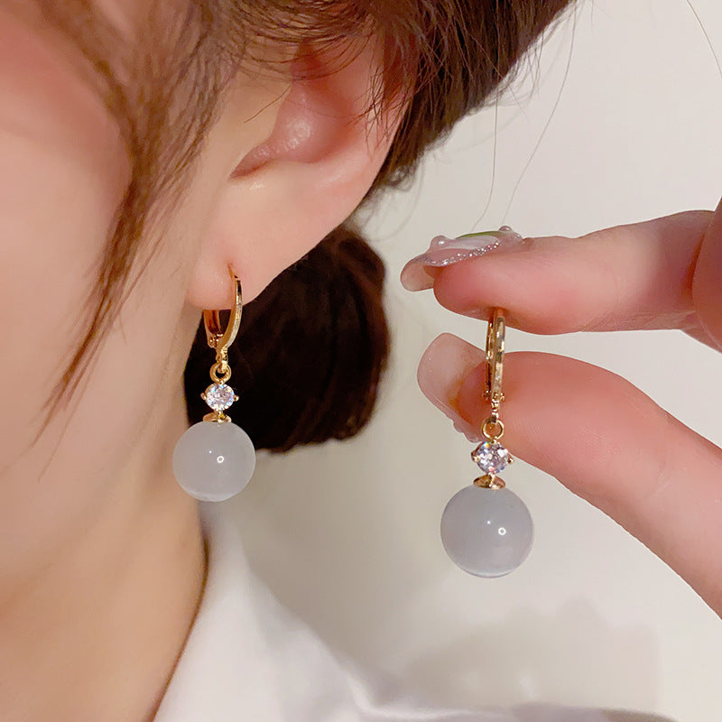Clip Female Niche Design Artistic Clear Ear Buckle