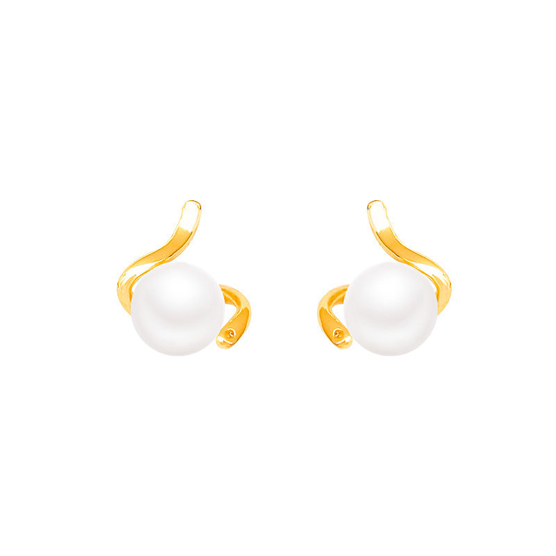 Women's Geometric Pearl For Niche Design Commute Earrings