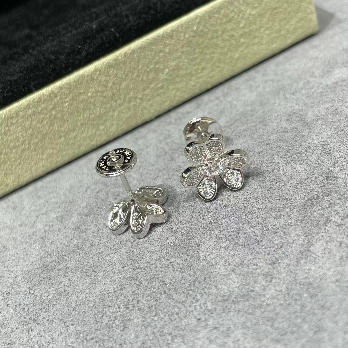 Gold Platinum Mini Small Sized Clover Necklaces
