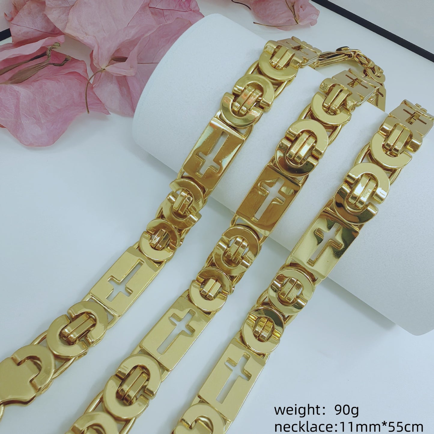 Fashion Trendy Unique Man's Stainless Steel Necklace