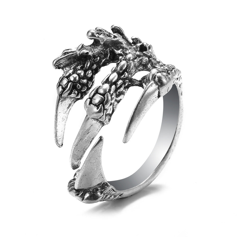 Knuckle Female Personality Rose Skull Spider Rings