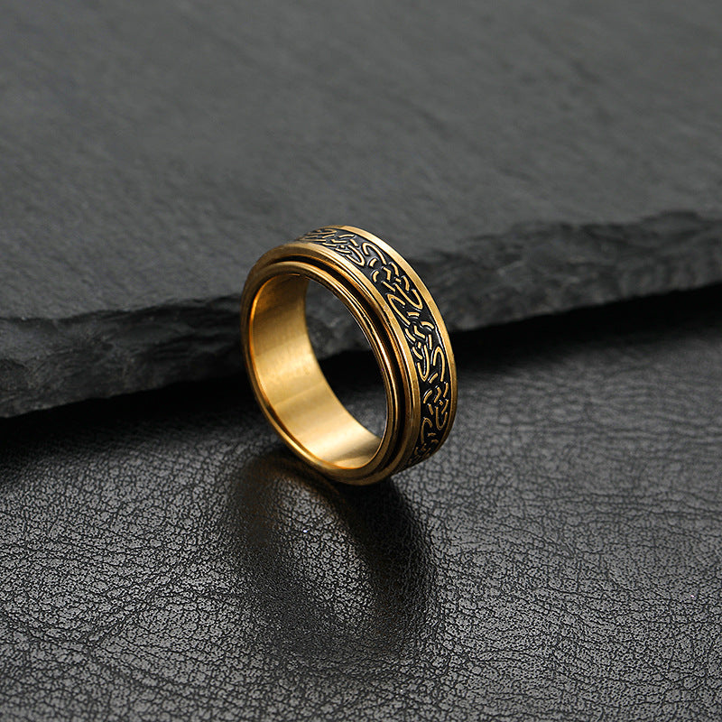 Style Stainless Steel Ornament Corrosion Oil Rings