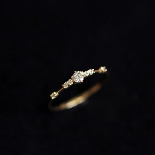 Sterling Sier Gold Plated Pieces Extremely Slim Delicate Indie Ring