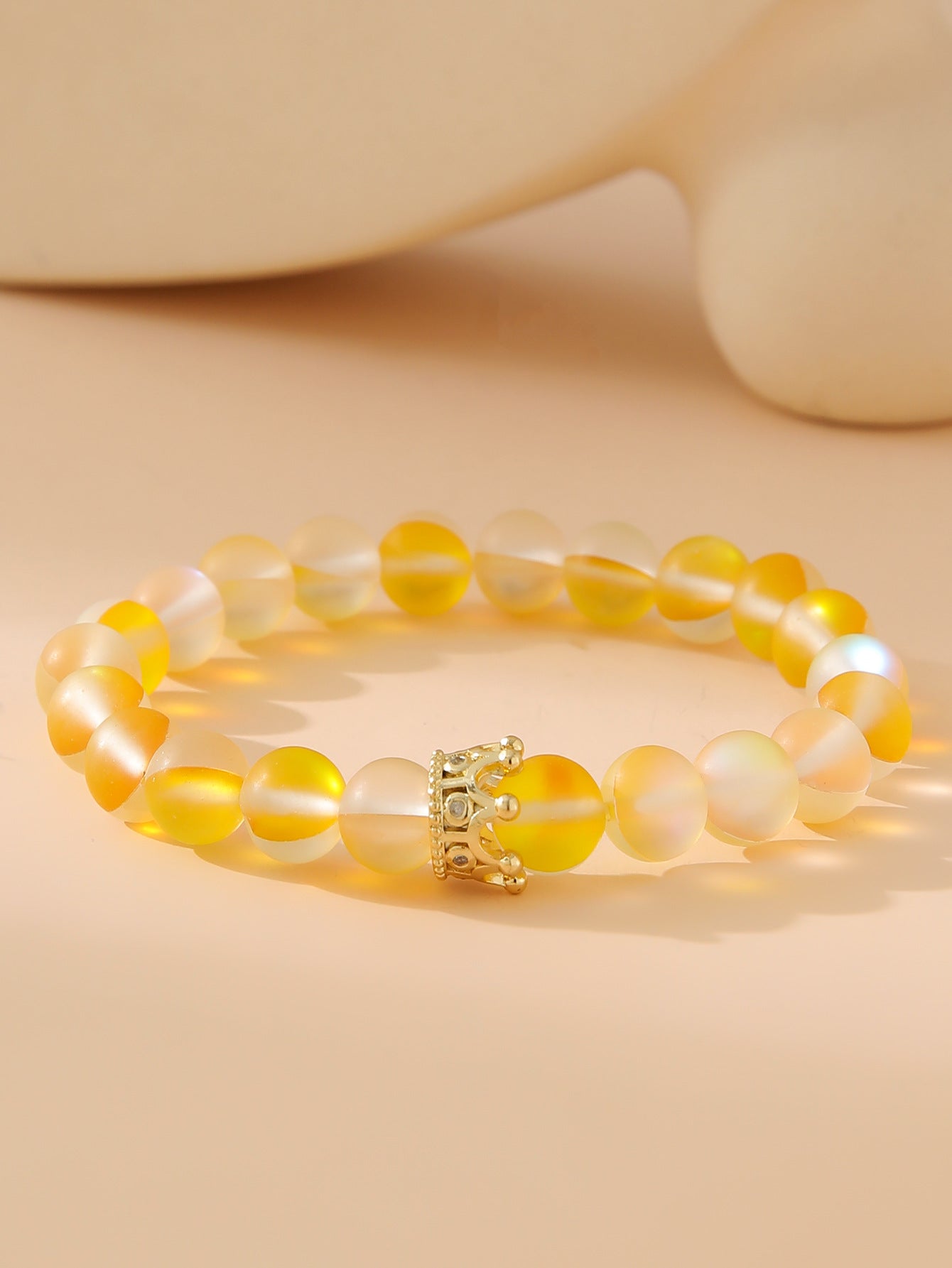 Gradient Crystal Simplicity Crown Beaded Ladies Bracelets