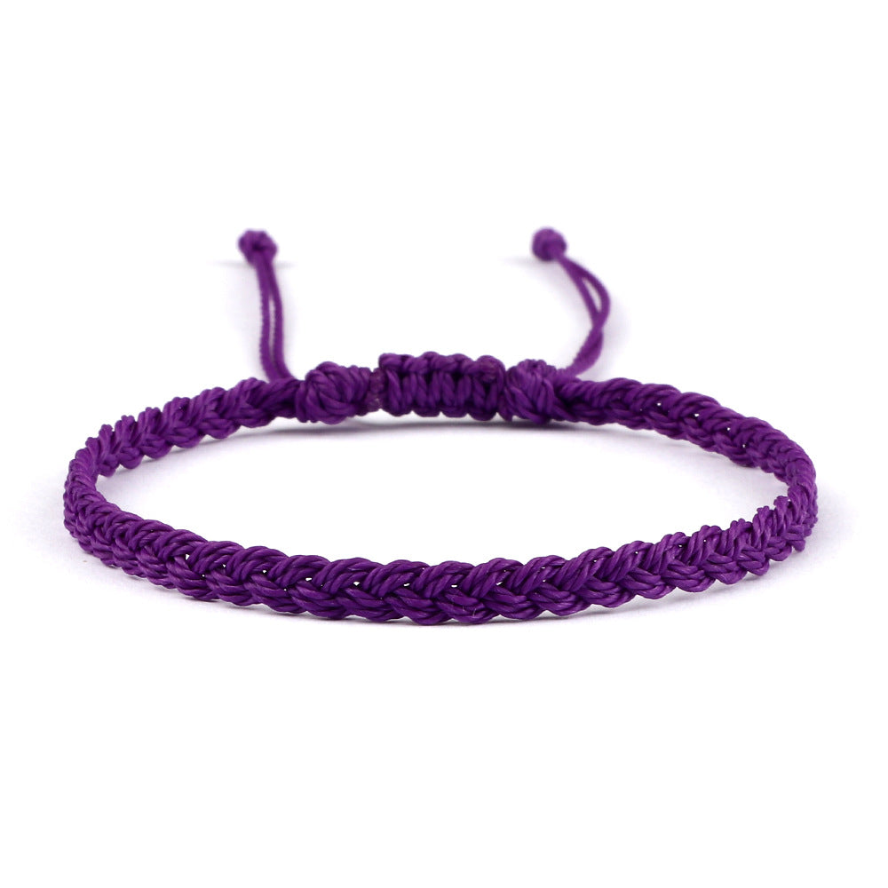 Creative Twist Weave Taiwanese Wax Handmade Hand Unisex Twin Bracelet