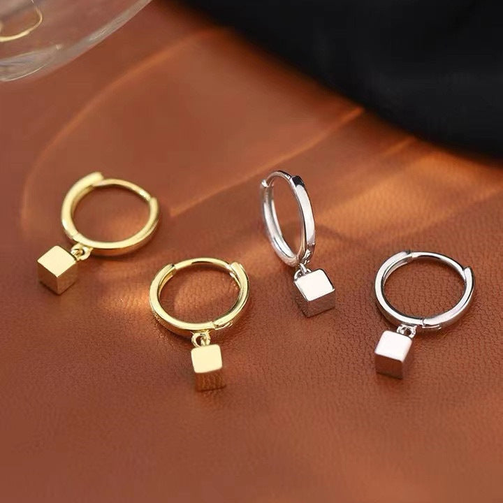 Cool Style Square Female Summer Niche Design Ear Trendy Earrings