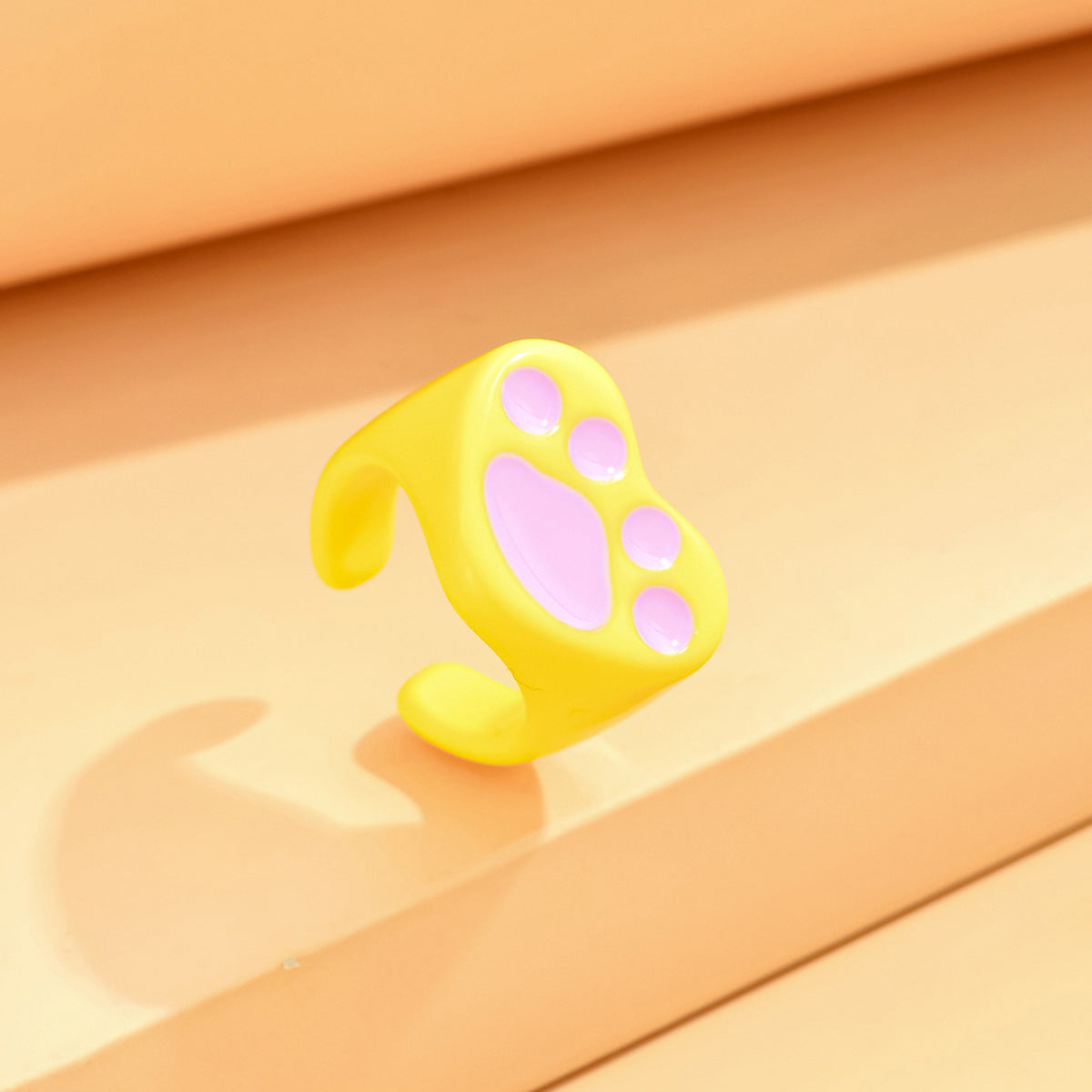 Monster Black Cat Female Dopamine Big Eyes Couple Little Finger Ring