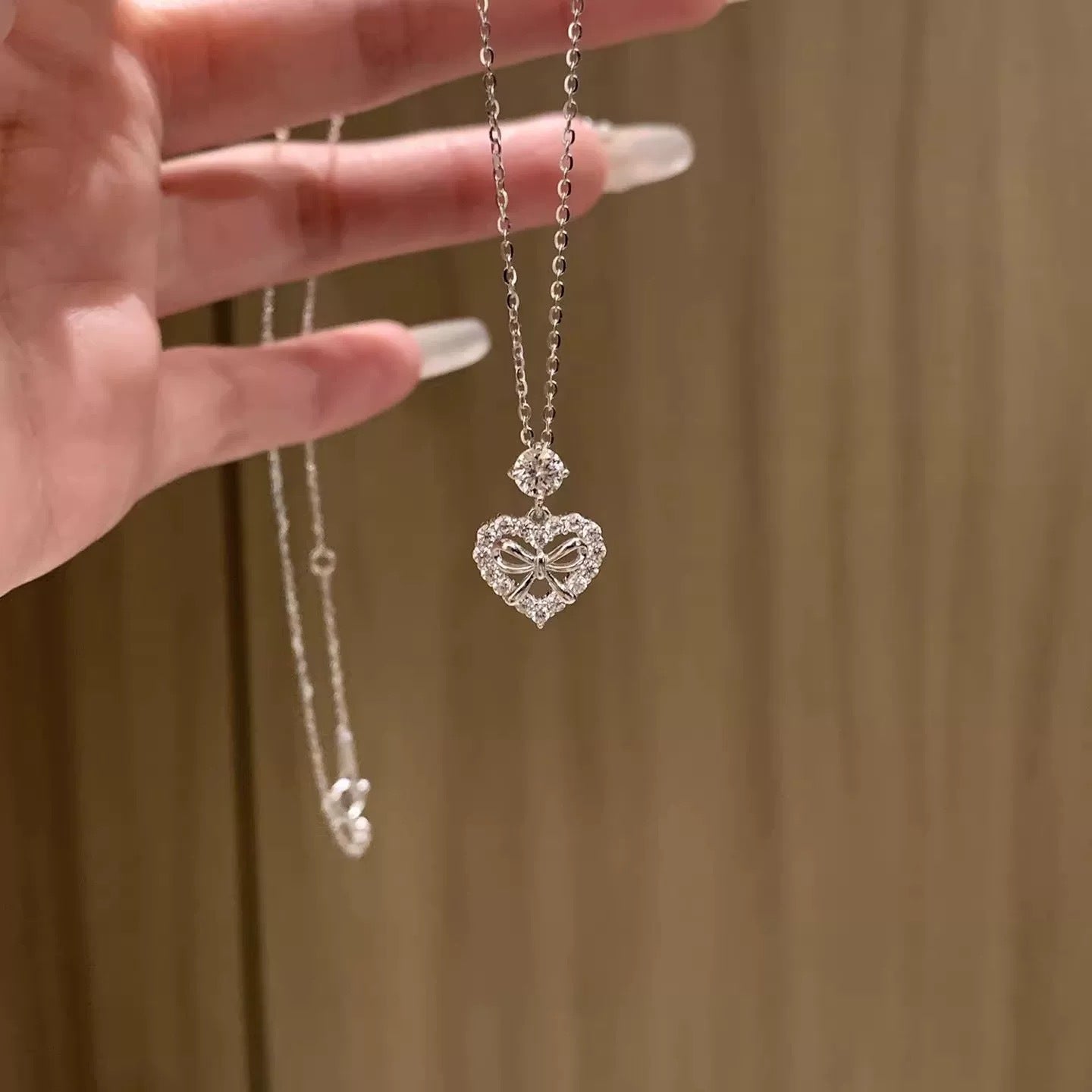 Love Titanium Steel Female Light Luxury Minority Elegant Necklaces