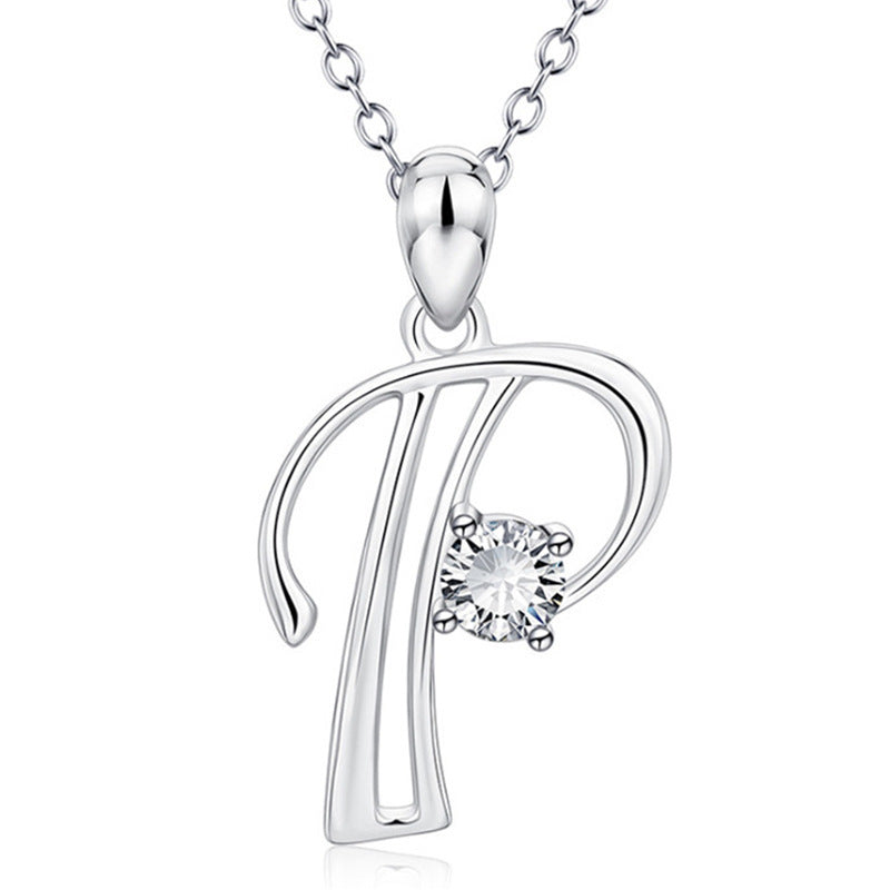 Style English Letters Fashion Jeweled Popular Pendants