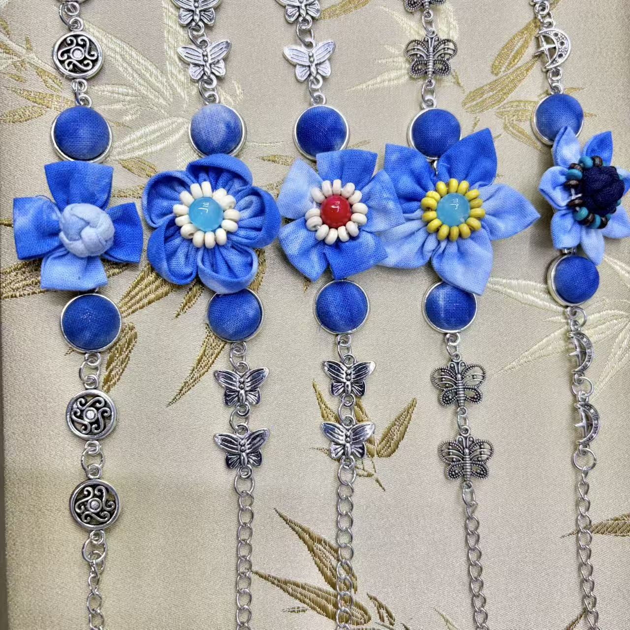 Yunnan Dali Blue Dyed Ancient Ethnic Bracelet