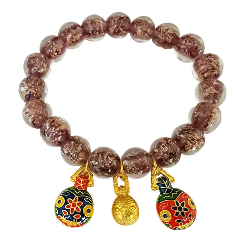 Glaze Swallowing Gold Beast Wrist Gift Style Bracelets