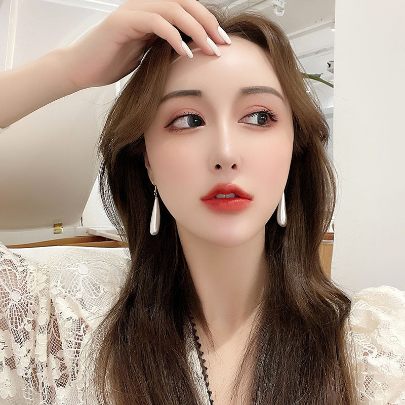 Water Drop Long Elegant Light Luxury Temperament High Sense Vintage Earrings