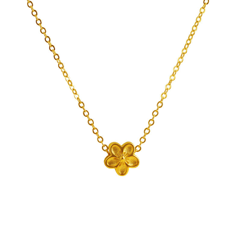 Women's Vietnam Placer Gold Plum Lucky Elegant Imitation Pendants