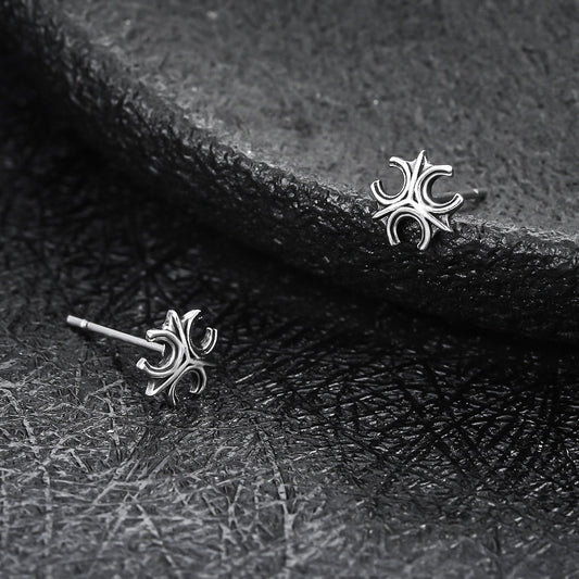 Male Niche Hip Hop Trend Female Affordable Luxury Fashion High Stud Earrings