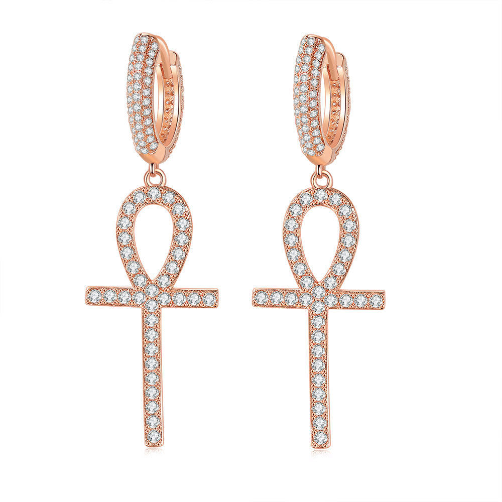 Women's & Men's Popular Zircon Cross Butterfly Star Moon Hip Ear Buckle