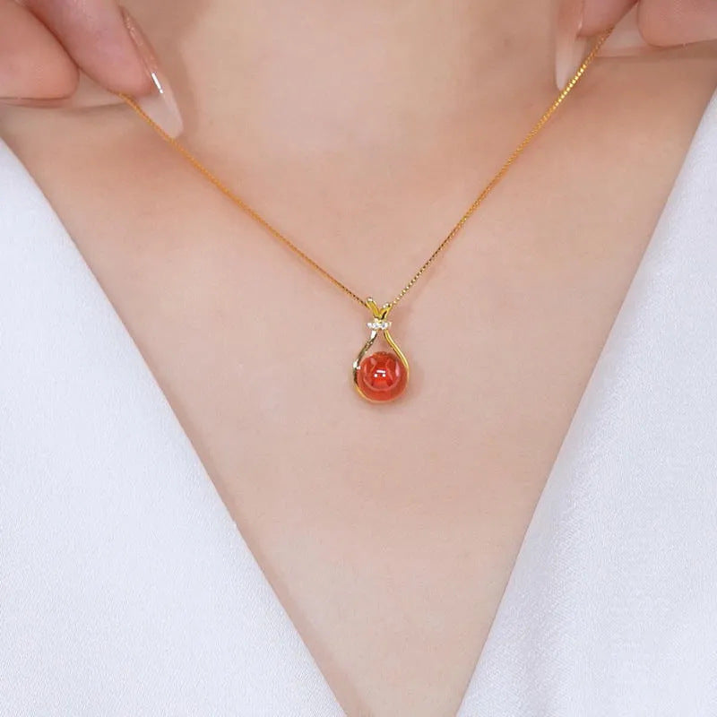 Women's Agate Light Luxury Fashion Clavicle Chain Necklaces