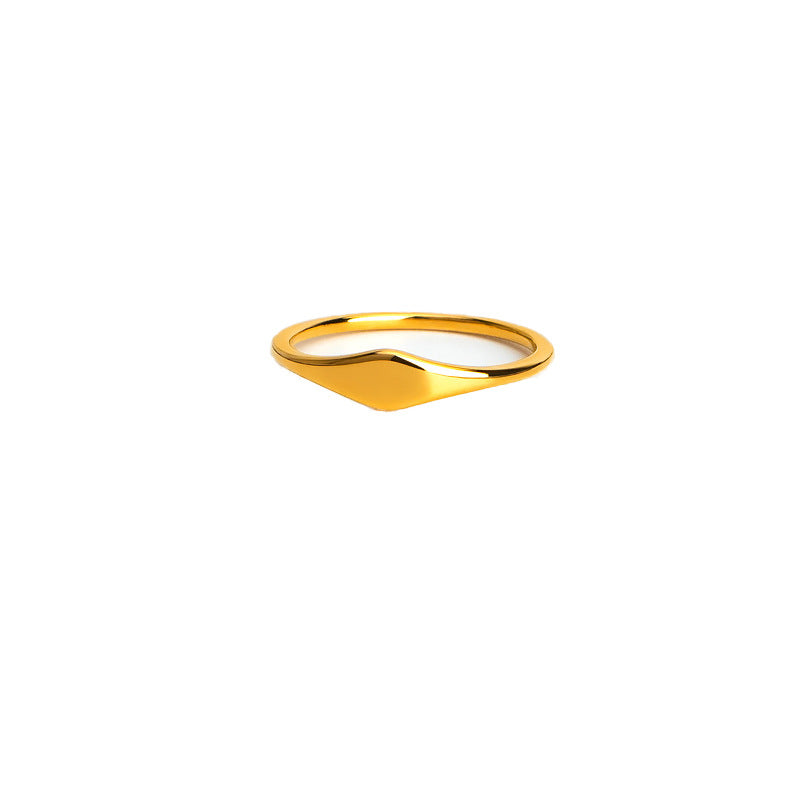 Gold Trend Titanium Steel Index Finger Fashion Rings