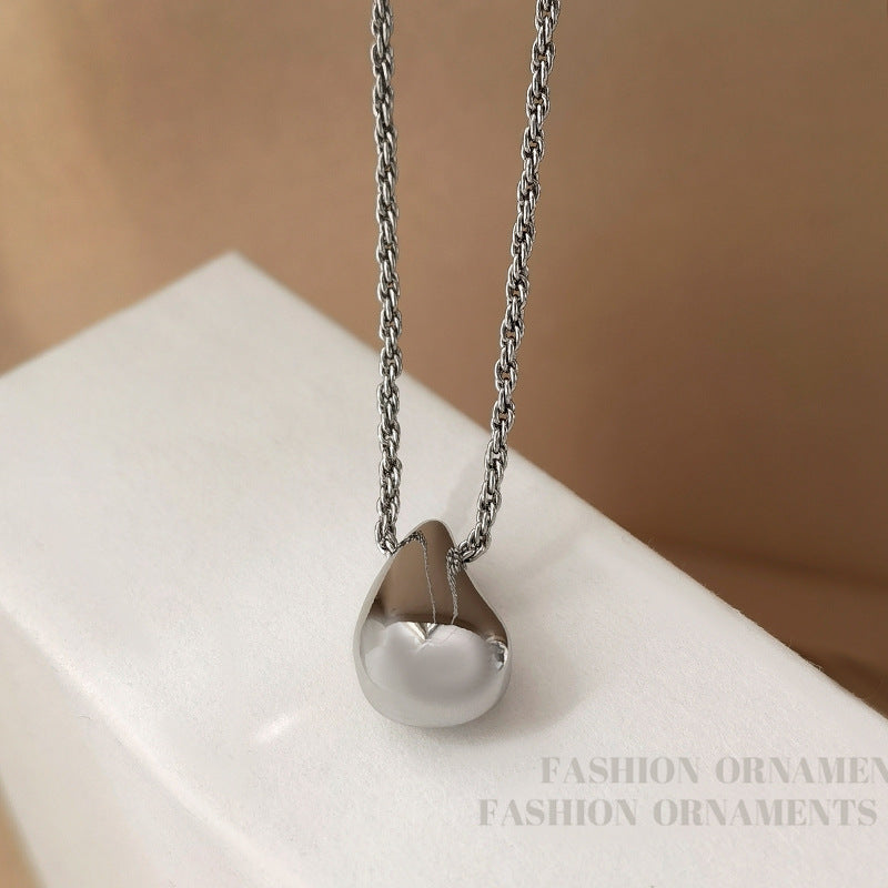 Simple Metal Water Drop Elegance Retro Pendants