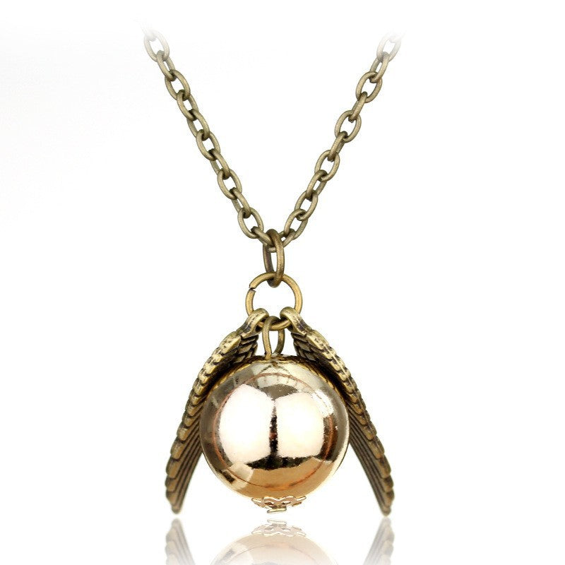 Television Magic Academy Chateau Death Creative Flying Bird Necklace