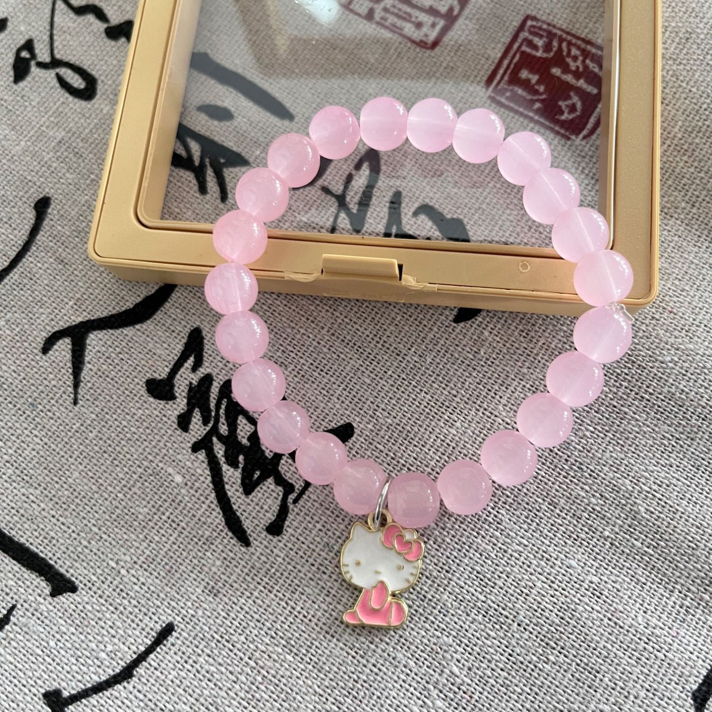 Women's Cartoon Sweet Bangle Travel Versatile Little Colorful Bracelet