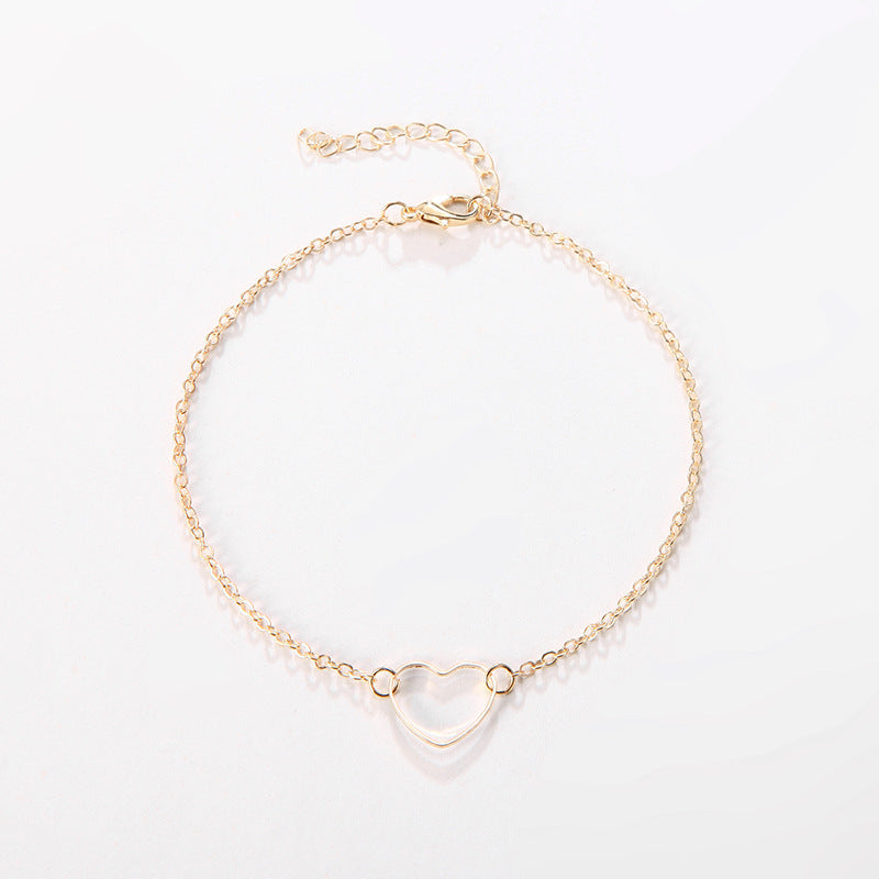 Simple Fashion Personality Heart Heart-shaped Refreshing Bracelet
