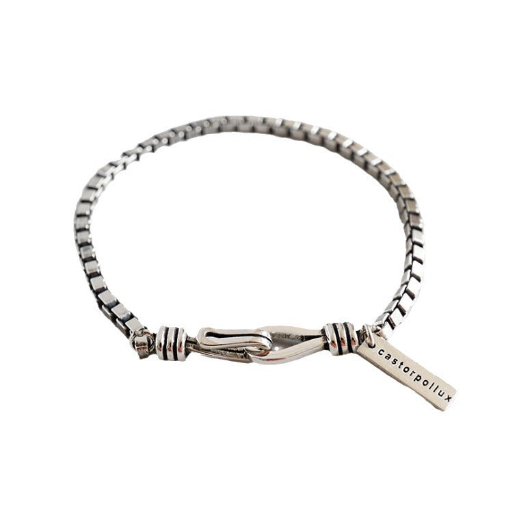 Female Versatile High Sense Personality Retro Box Chain Fashion Bracelets