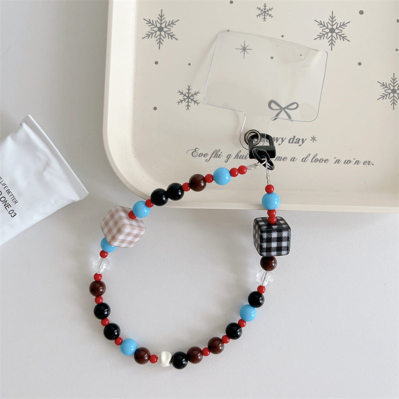 Women's Case High-grade Bow Handmade Sugar Pearl Short Bracelet