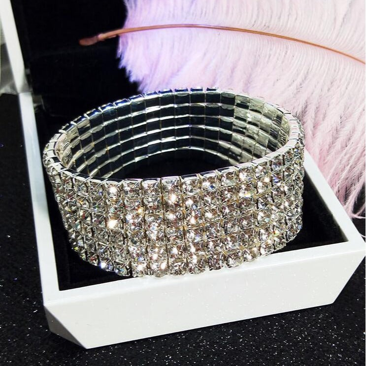 Women's Full Diamond Graceful Cold Style Fashion Korean Bracelets