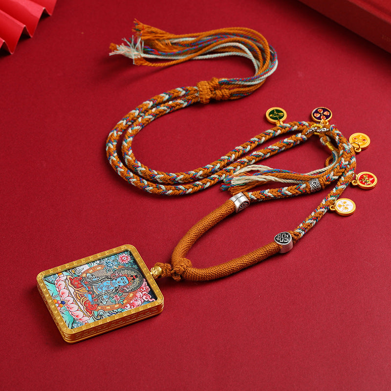 Lanyard Temple Cultural Creative Eight Patron Pendants