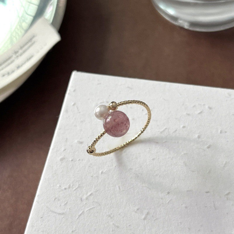 Women's Sier Simple Light Luxury High-grade Index Finger Open Rings